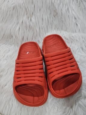 Hoka Orange Slip-On Slide Sandals 10W 8M